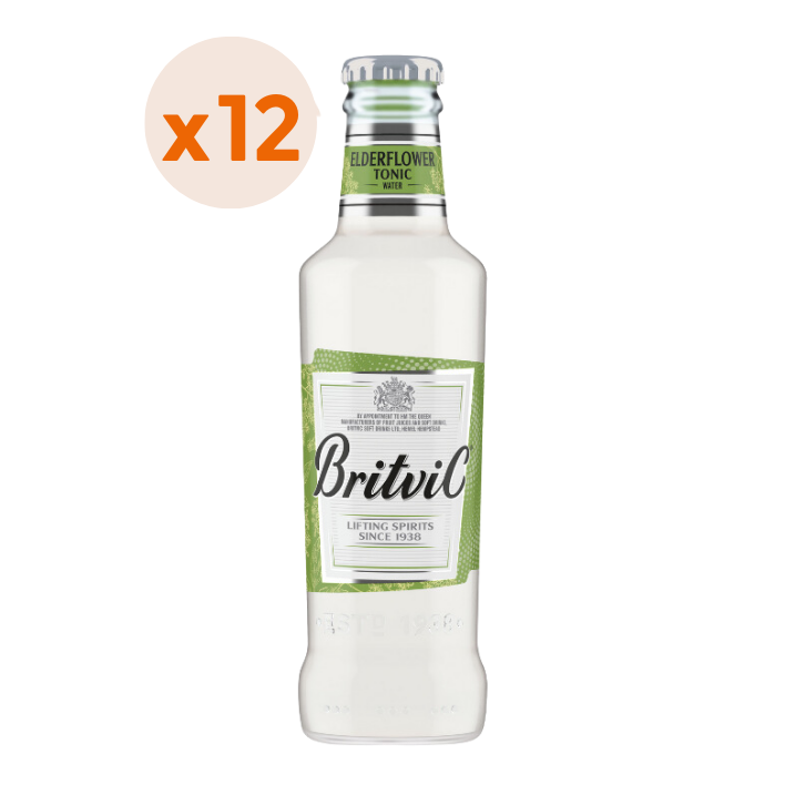 12x Agua Tónica Britvic Elderflower 200cc-0