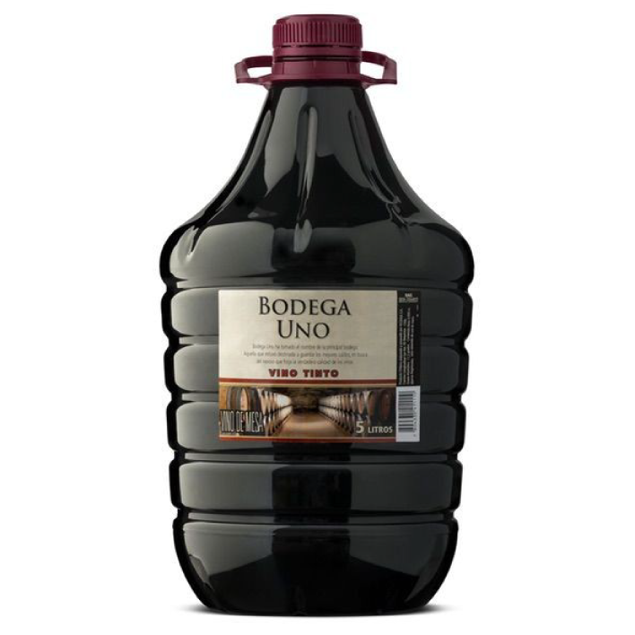 Vino Bodega Uno Bidón Tinto 11,5° 5000cc-0
