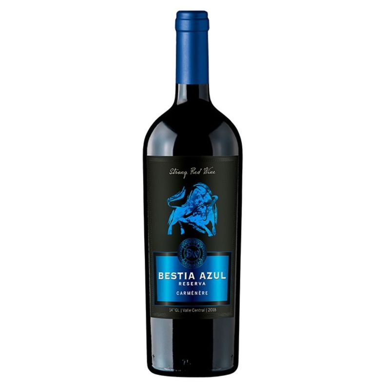 Vino Bestia Azul Reserva Carmenere 14° 750cc-0