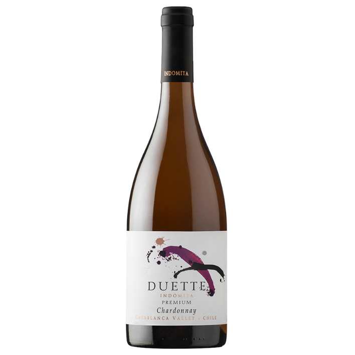 Vino Indómita Duette Premium Chardonnay 14° 750cc-0