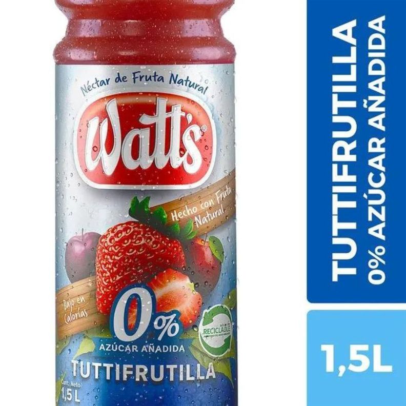 Jugo Watts Tuttifrutilla Light 1500cc-0