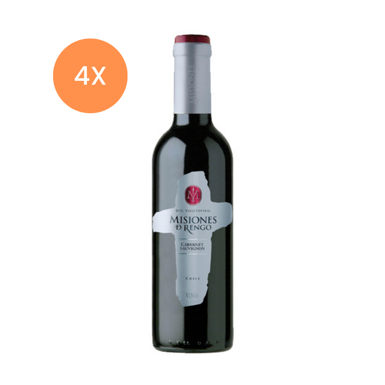 4x Vino Misiones de Rengo Varietal Cabernet Sauvignon 375cc-0