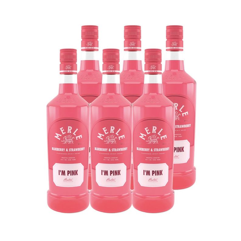 6x Gin Merle I'M Pink 37,5° 750cc-0