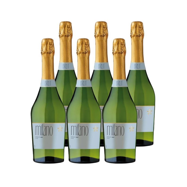 6x Espumantes Milano Brut 750cc-0