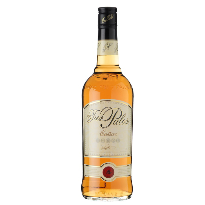 Licor Tres Palos Coñac 38° 1000Cc-0