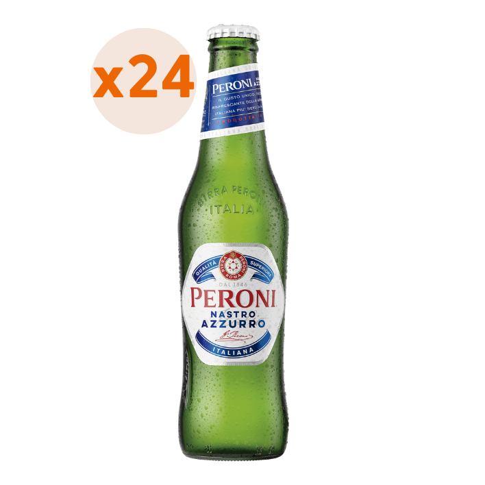 24X Cerveza Peroni Lager Botellín 5,1° 330Cc-0