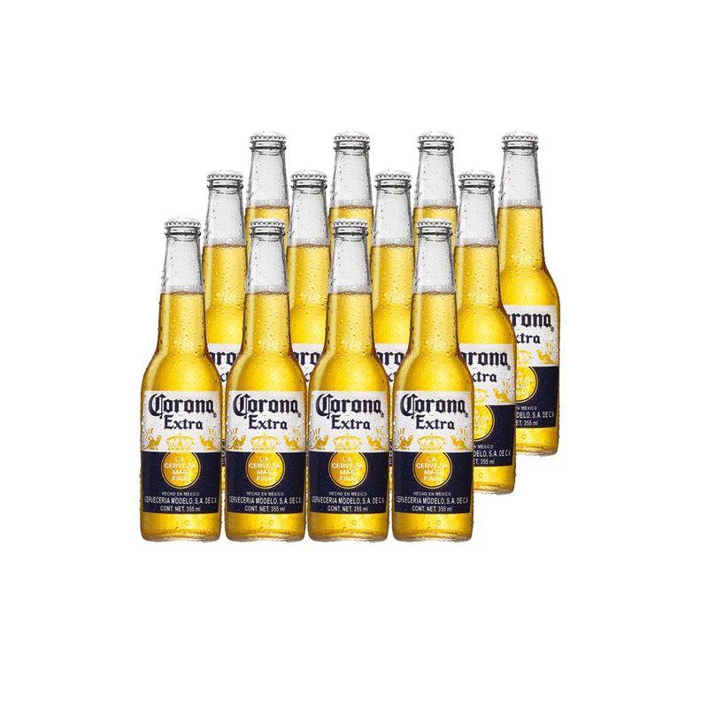 12X Cerveza Corona Botellin 4,5 330Cc