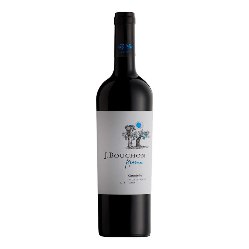 Vino J. Bouchon Reserva Carmenere 13 750cc
