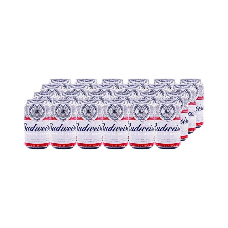 24x Cerveza Budweiser Lata 354cc-0