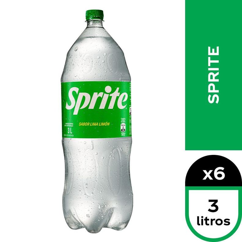 6x Bebida Sprite Regular 3000cc-0