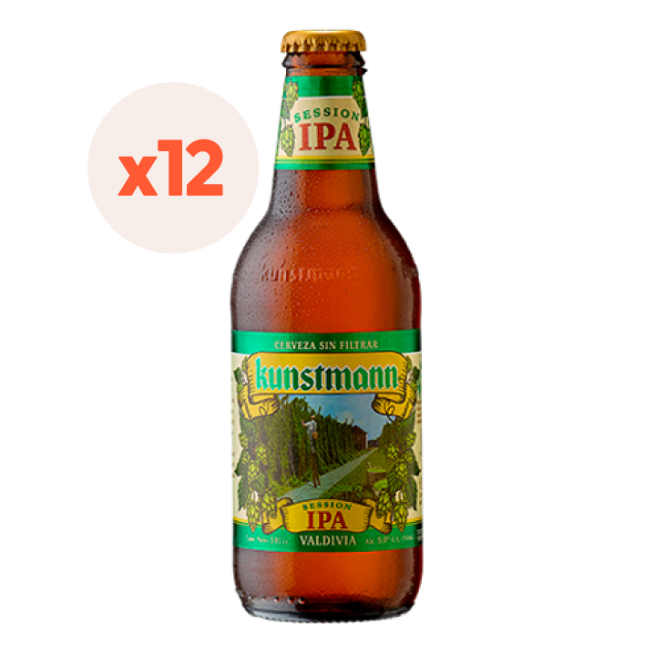 12X Cerveza Kunstmann Ipa Botellín 5° 330Cc-0