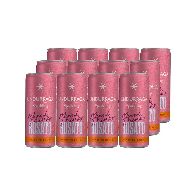 12x Mixed Drink Undurraga Rosato 250cc-0