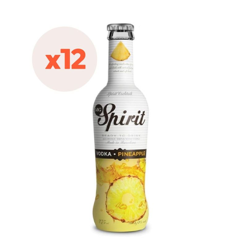 12x Vodka Spirit Pineapple 5,5º 275cc-0