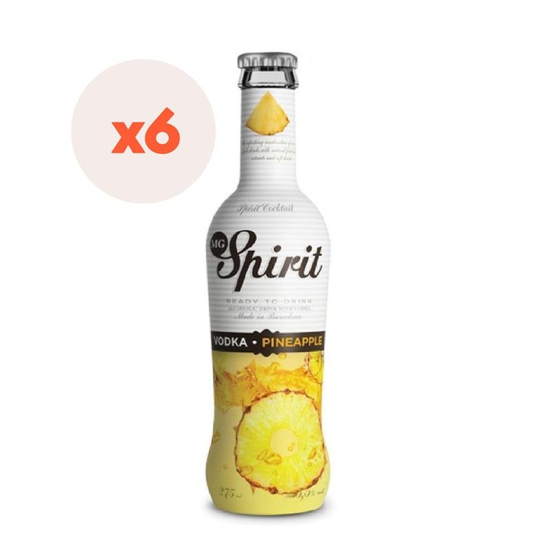 6x Vodka Spirit Pineapple 5,5º 275cc-0