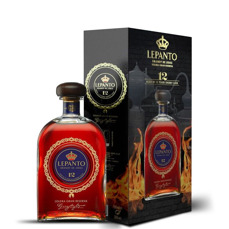 Licor Lepanto Brandy Sherry Casks 12 Años 36° 750Cc-0