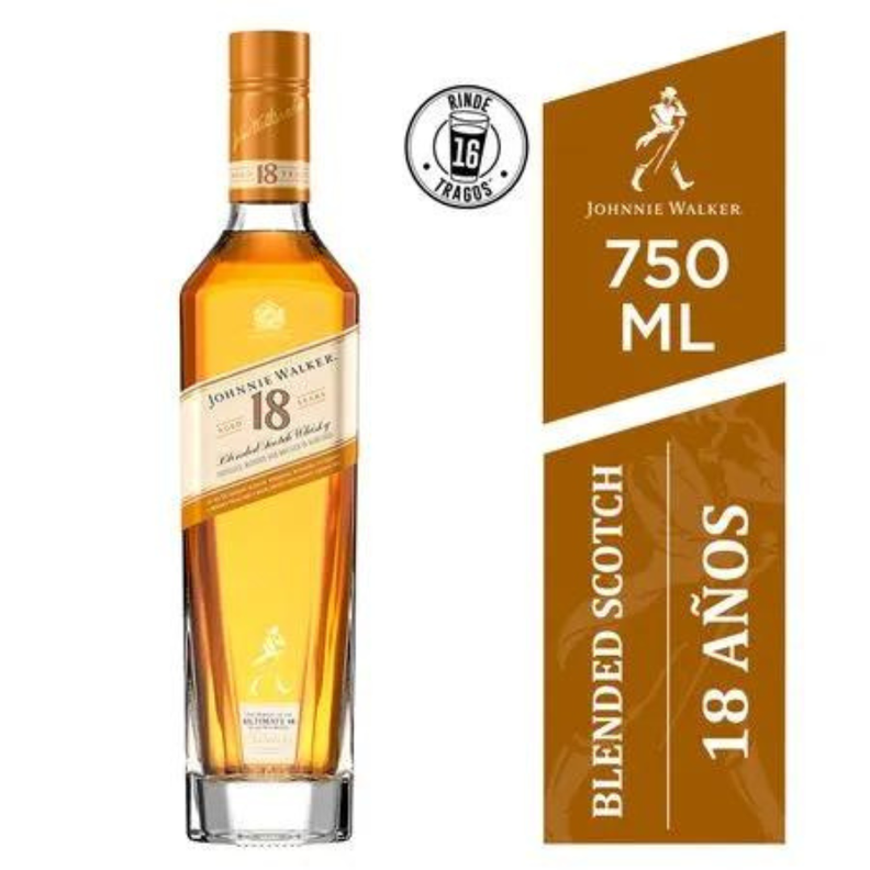 Whisky Johnnie Walker 18 Anos 40 750cc