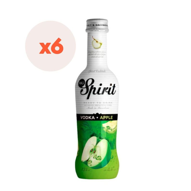 6x Vodka Spirit Apple 5,5º 275cc-0