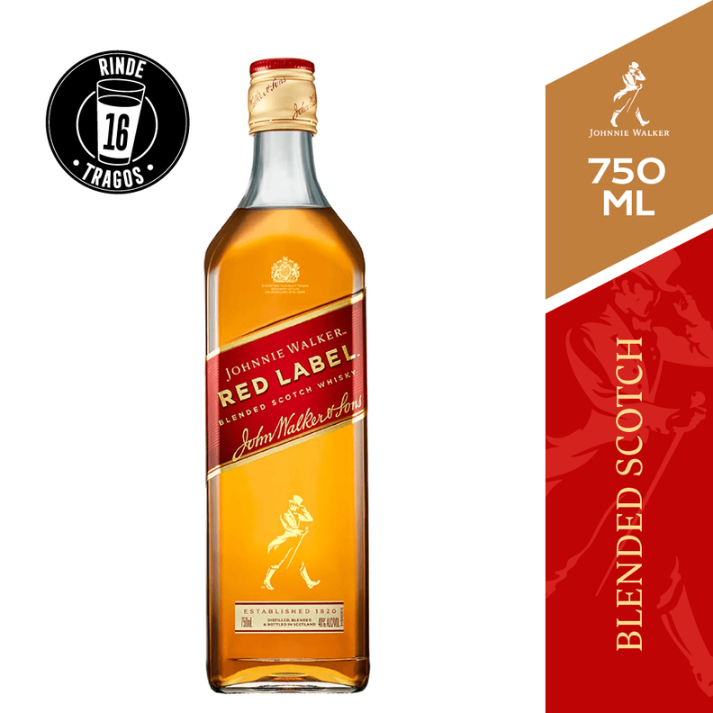 Whisky Johnnie Walker Red Label 40° 750Cc-0