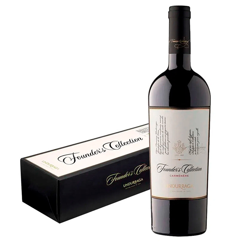 Vino Undurraga Founders Collection Carmenere 14,5° 750cc-0