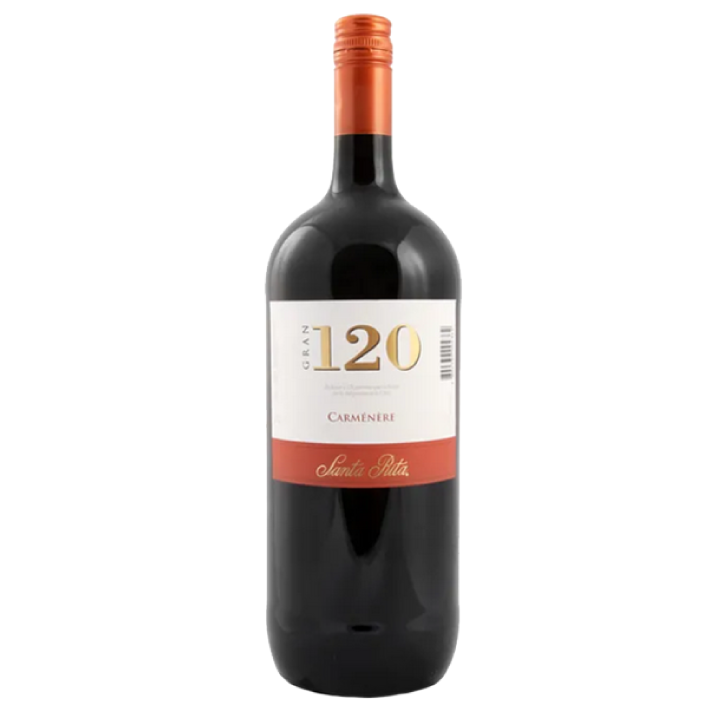 Vino Santa Rita Botellón Gran 120 Carmenere 12° 1500cc-0