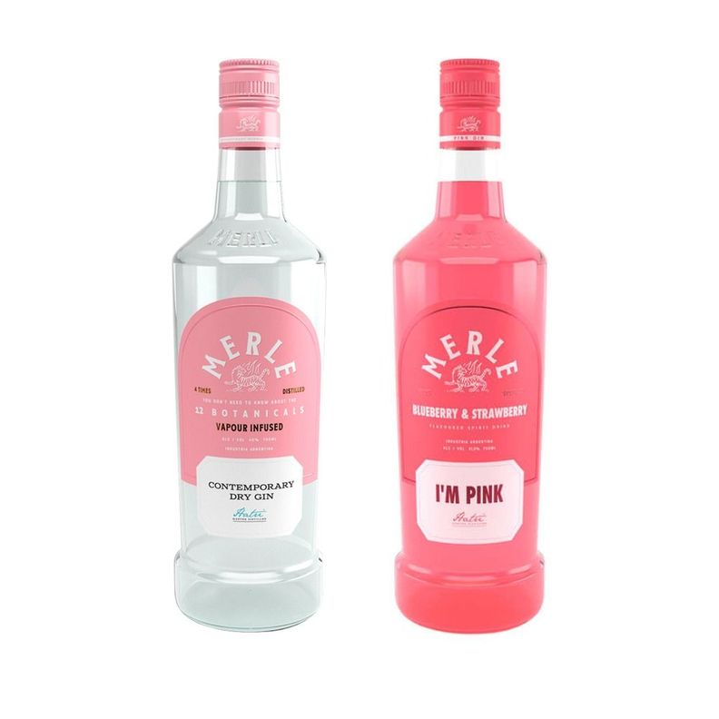 Pack Gin Merle: I'M Pink + Contemporary Dry-0