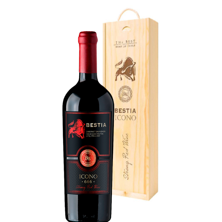 Vino Bestia Ícono Cabernet Sauvignon 14,8° 750cc-0