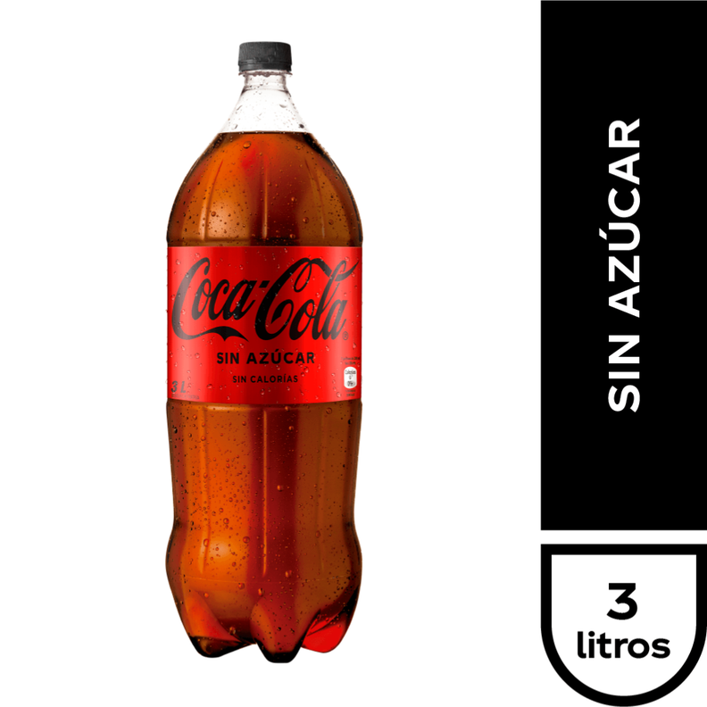 Bebida Coca Cola Sin Azucar 3000cc
