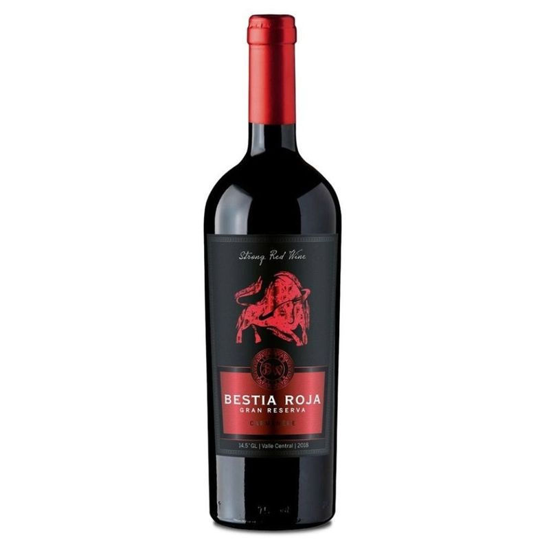 Vino Bestia Roja Gran Reserva Carmenere 750cc-0