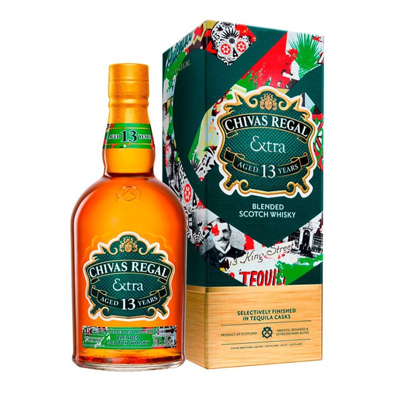 Whisky Chivas Regal Extra 13 Anos Tequila 40o 750cc