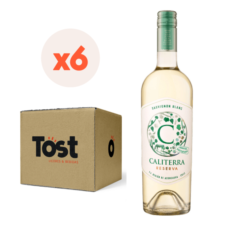 6x Vino Caliterra Reserva Sauvignon Blanc 750cc-0