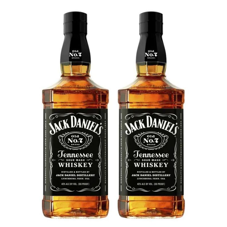 2x Whiskey Jack Daniels Nº7 40° 750cc-0