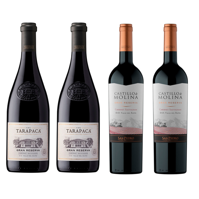Pack Vinos Gran Reserva Cabernet Sauvignon 750cc-0