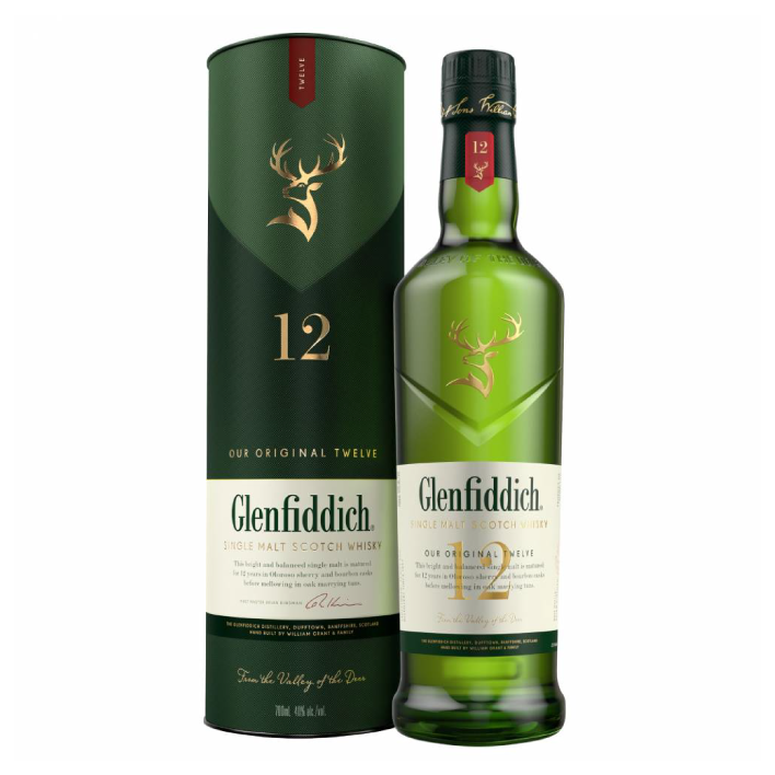 Whisky Glenfiddich 12 Años Single Malt 43° 750Cc-0