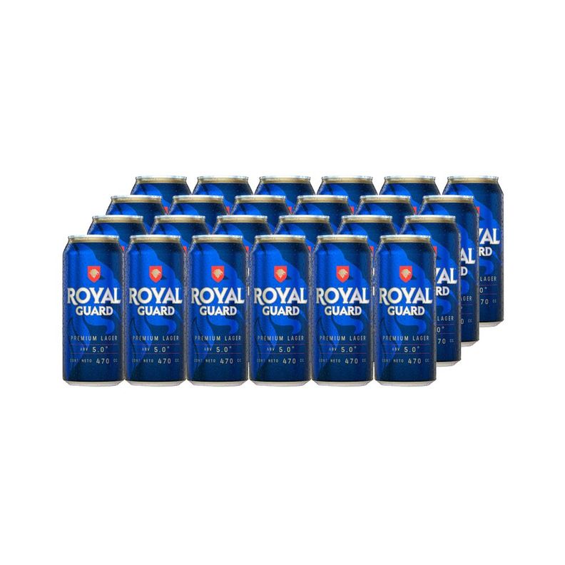 24X Cerveza Royal Guard Lata 5 473Cc