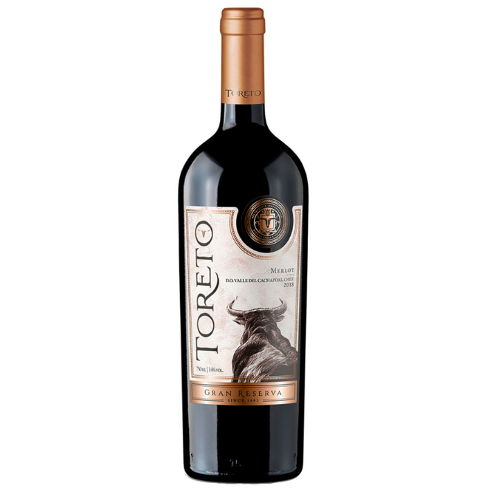 Vino Toreto Gran Reserva Merlot 14° 750cc-0