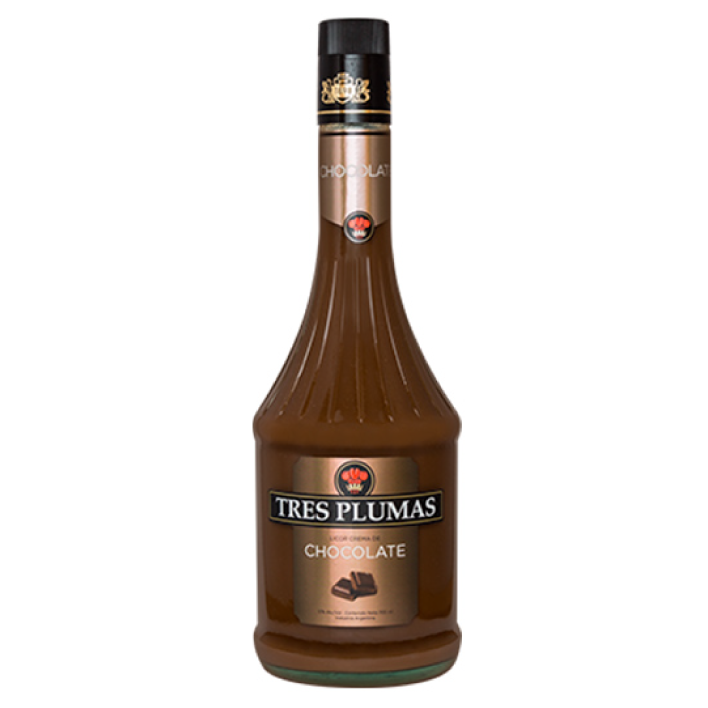 Licor Tres Plumas Licor De Chocolate 24° 700Cc-0