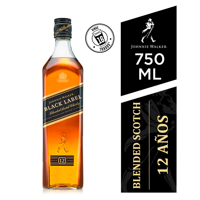 Whisky Johnnie Walker Black Label 40° 750Cc-0