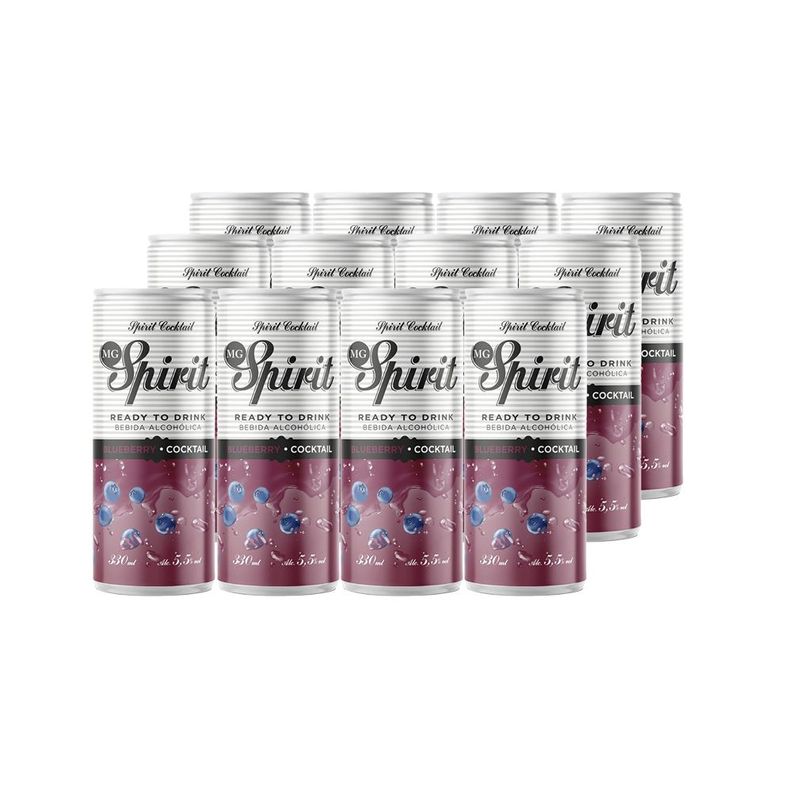 12x Cóctel MG Spirit Blueberry 330cc-0