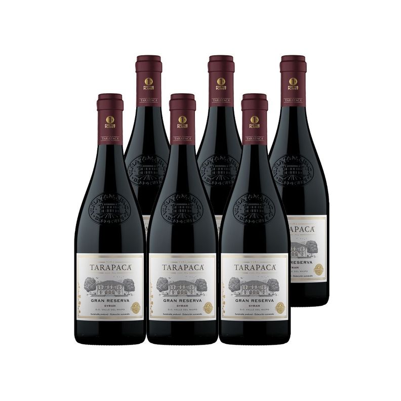 6x Vino Tarapacá Gran Reserva Syrah 750cc-0