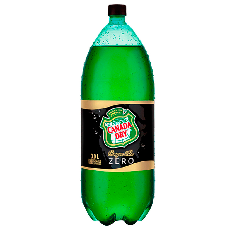 Bebida Canada Dry Ginger Ale Zero 3000cc-0
