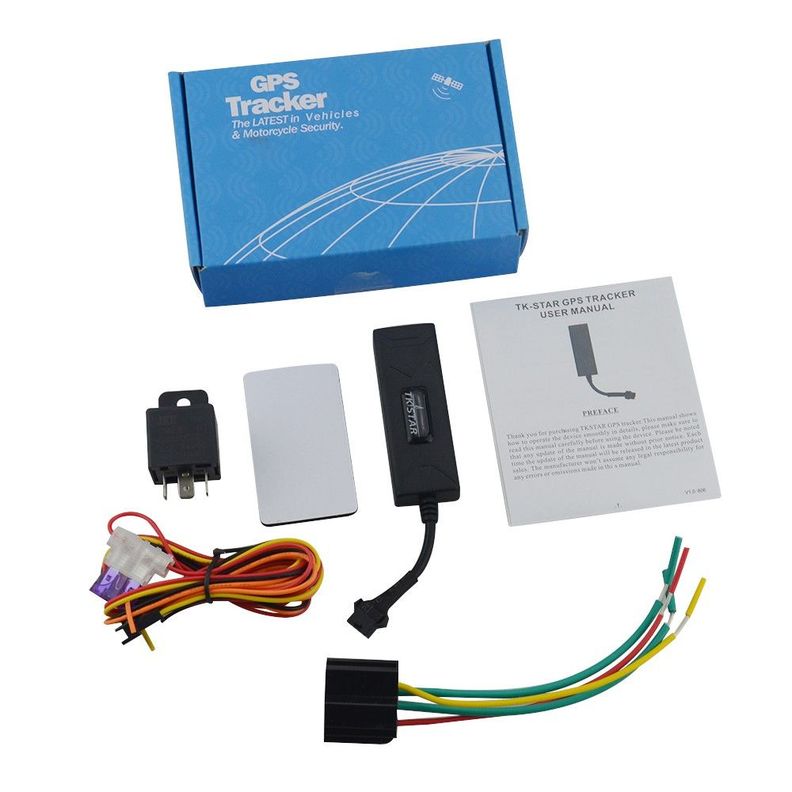 Rastreador GPS para vehículo con relé corta corriente Tkstar TK806 4G-6