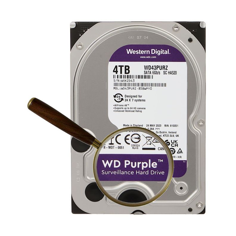 	Disco Duro Sata 4TB WD PURPLE para grabacion de vigilancia-2