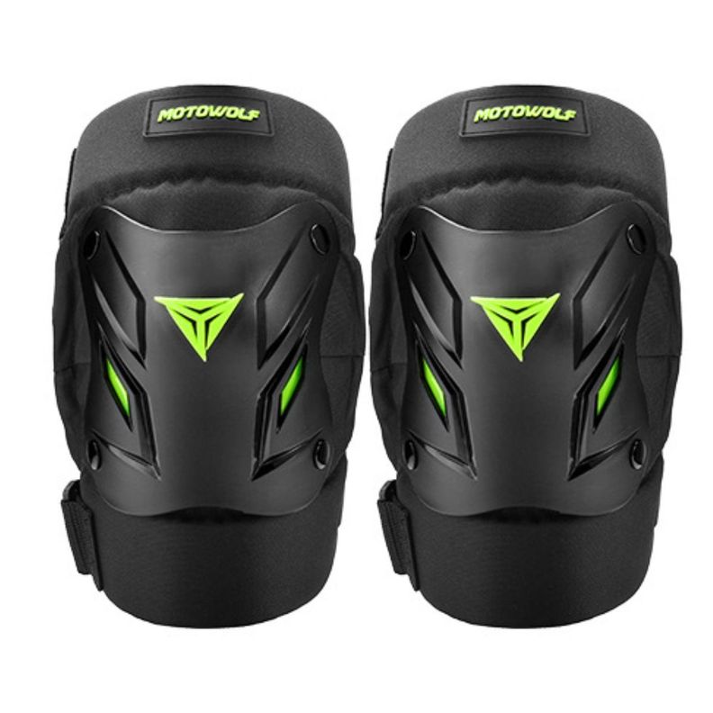 Pack de Rodilleras Cortas y Coderas para Motociclismo  Motowolf 1034HJ-G-1