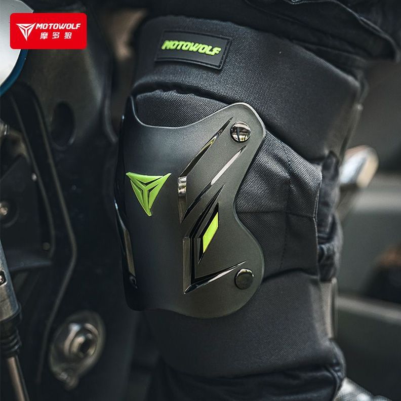 Pack de Rodilleras Cortas y Coderas para Motociclismo  Motowolf 1034HJ-G-2
