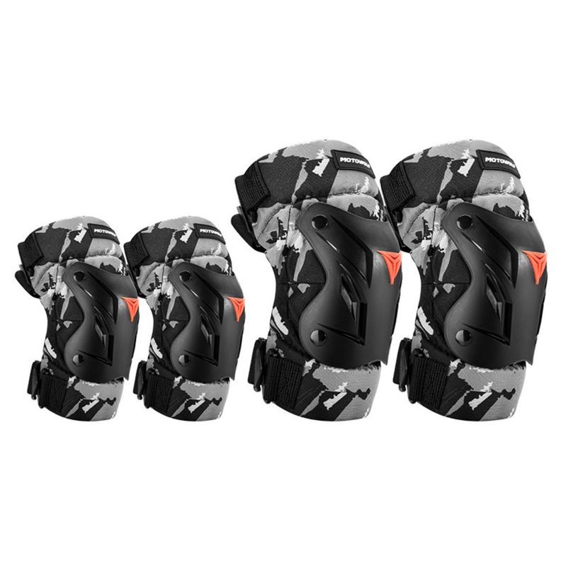 Pack de Rodilleras Cortas y Coderas Camuflaje Motowolf 1034HJ-CA-1
