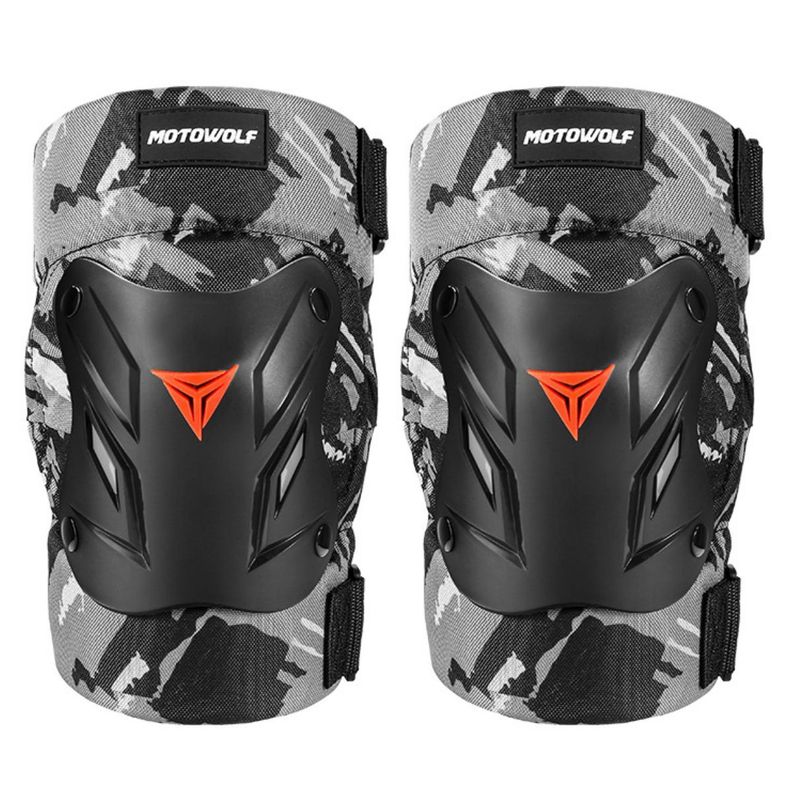 Pack de Rodilleras Cortas y Coderas Camuflaje Motowolf 1034HJ-CA-4