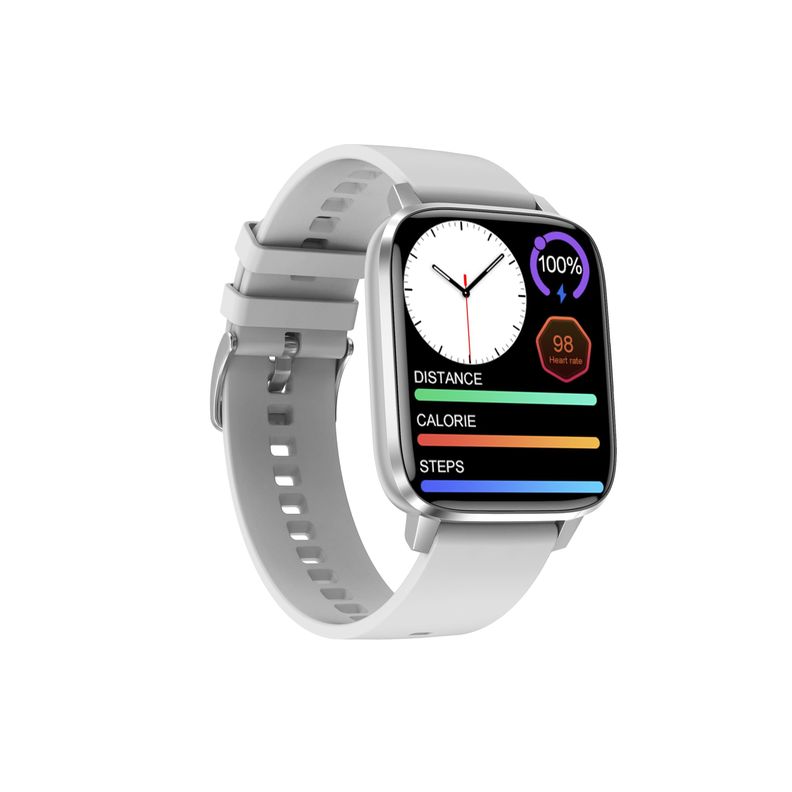 Smartwatch NO.1 DTX MAX Reloj Inteligente Bluetooth IP68 200mAh - plata-0