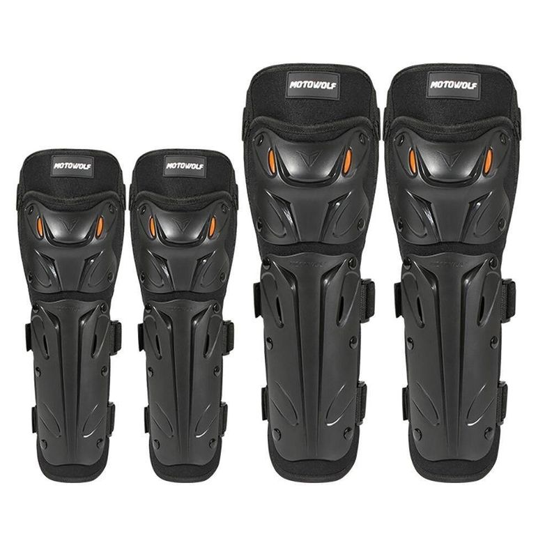 Rodilleras y Coderas largas motociclismo Motowolf 1010-1