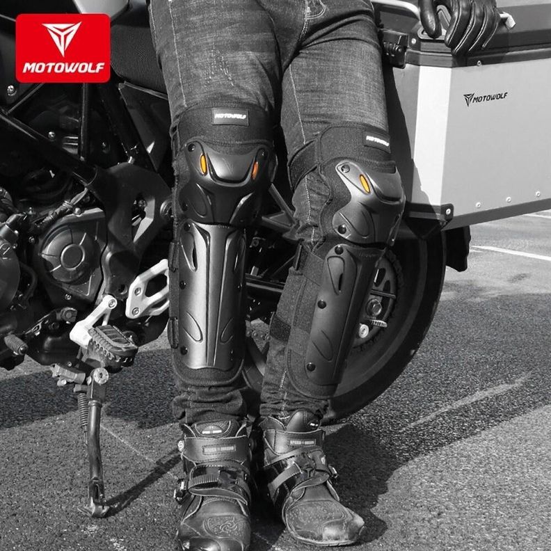 Rodilleras y Coderas largas motociclismo Motowolf 1010-4