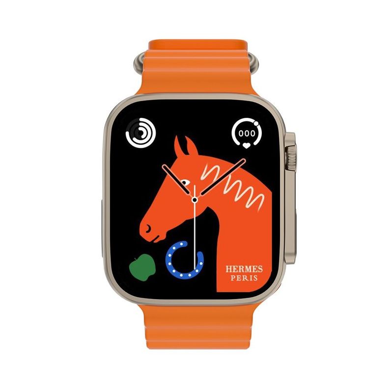 Reloj Inteligente Bluetooth llamadas 2.02” 380mAh HW8 ULTRA MAX - naranjo-3